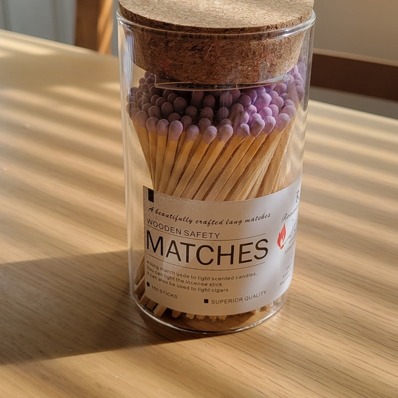 Purple tipped matches - Picture 2 of 2